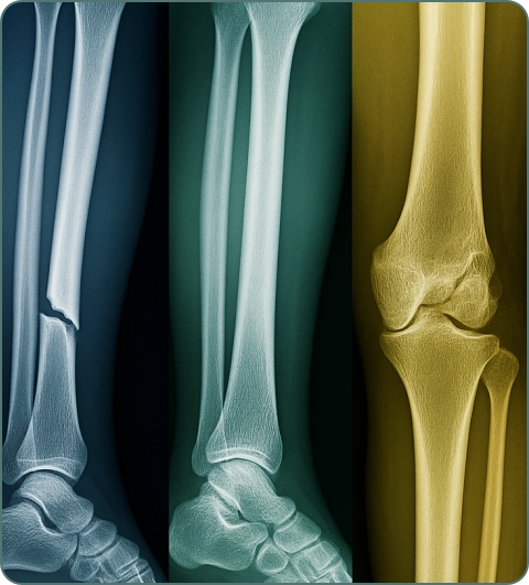 Orthopedic diagnostic investigations imagery