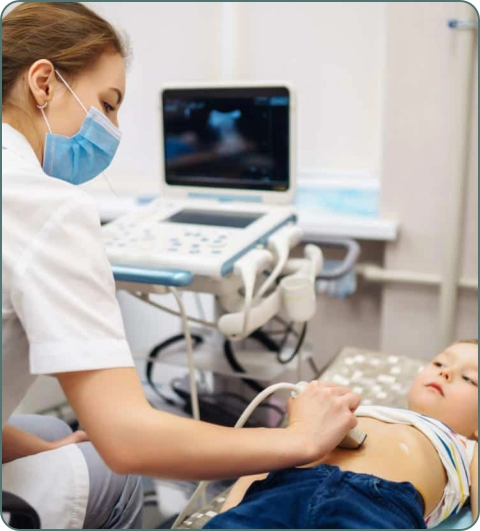 Pediatric surgery diagnostic investigations imagery