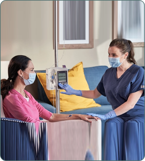 Oncology treatments and procedures imagery